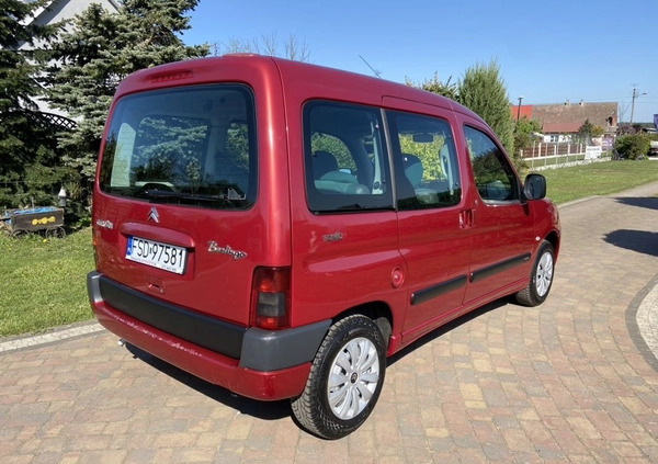 Citroen Berlingo cena 9999 przebieg: 188000, rok produkcji 2003 z Grybów małe 121